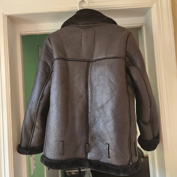 Zara black double faced-jacket - Picture 7 of 8